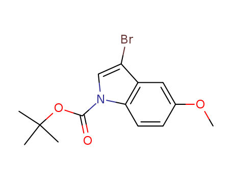 1H-Indole-1-carboxylicacid, 3-bromo-5-methoxy-, 1,1-dimethylethyl ester