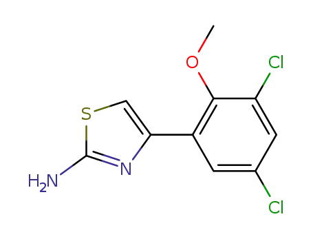 4-(3,5-DICHLORO-2-METHOXYPHENYL)-1,3-THIAZOL-2-AMINE