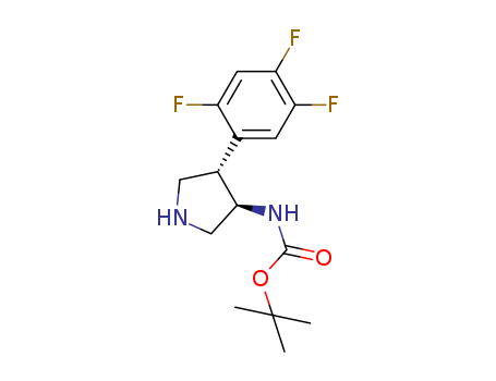 [(3R,4S)-4-(2,4,5-trifluorophenyl)pyrrolidin-3-yl]carbamic acid tert-butyl ester