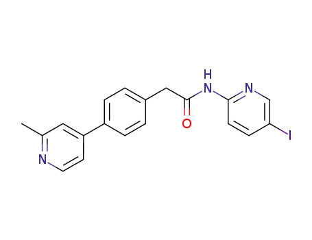 N-(5-iodopyridin-2-yl)-2-(4-(2-methylpyridin-4-yl)phenyl)acetamide