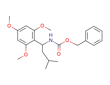 benzyl 1-(2,4,6-trimethoxyphenyl)-3-methylbutylcarbamate