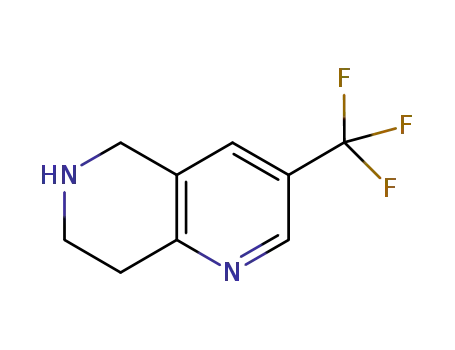 Molecular Structure of 624734-27-6 (3-Methyl-5,6,7,8-tetrahydro-1,6-naphthyridine)