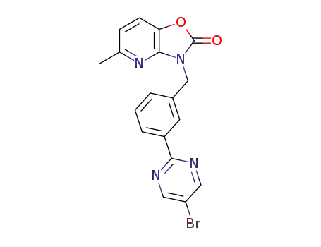 3-[3-(5-bromopyrimidin-2-yl)benzyl]-5-methyl-3H-oxazolo-[4,5-b]pyridin-2-one