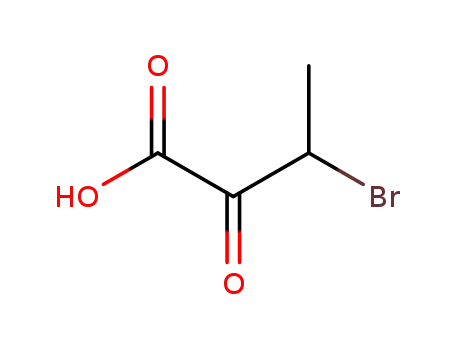 Molecular Structure of 61964-74-7 (3-bromo-2-oxobutanoic acid)