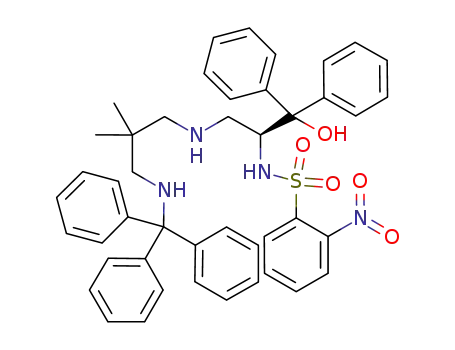 (S)-3-[2,2-dimethyl-3-(triphenylmethylamino)propyl]amino-1,1-diphenyl-2-(2-nitrobenzenesulfonyl)aminopropane-1-ol