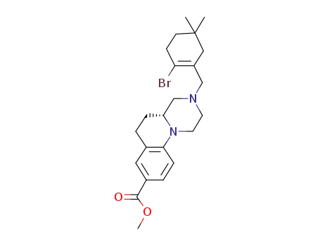 methyl (4aR)-3-[(2-bromo-5,5-dimethyl-1-cyclohexen-1-yl)methyl]-2,3,4,4a,5,6-hexahydro-1H-pyrazino[1,2-a]quinoline-8-carboxylate