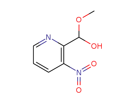 Molecular Structure of 200933-25-1 ((METHOXY)(3-NITROPYRIDIN-2-YL)METHANOL)