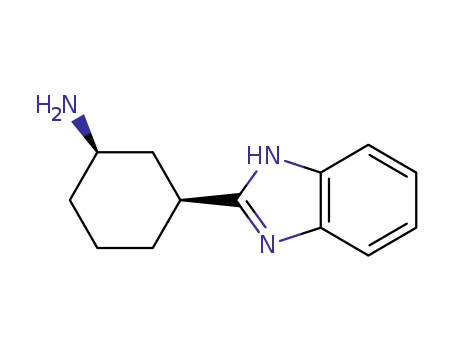 Molecular Structure of 1035325-38-2 ((1R,3S)-3-(1H-benzo[d]imidazol-2-yl)cyclohexanamine)