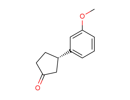 Molecular Structure of 171046-94-9 (3-(3-Methoxyphenyl)cyclopentanone)