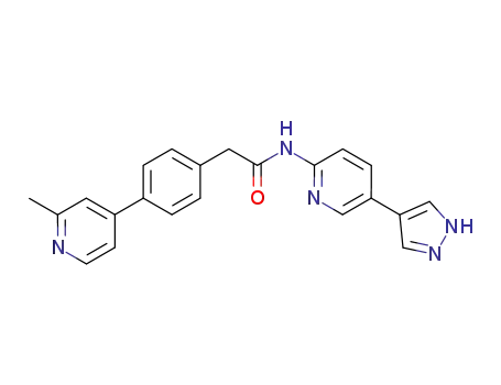 N-(5-(1H-pyrazol-4-yl)pyridin-2-yl)-2-(4-(2-methylpyridin-4-yl)phenyl)acetamide