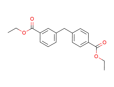 Molecular Structure of 1048028-26-7 (ethyl-3-[4-(ethoxycarbonyl)benzyl]benzoate)