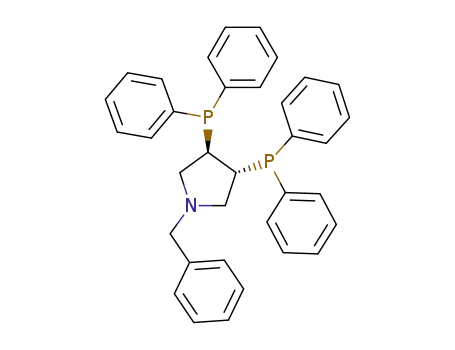 Molecular Structure of 99135-95-2 ((+)-(3R,4R)-BIS(DIPHENYLPHOSPHINO)-1-BENZYLPYRROLIDINE)