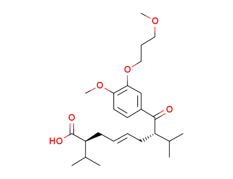 (2S,7S)-trans-2-Isopropyl-7-[4-methoxy-3-(3-methoxypropoxy)benzoyl]-8-methyl-non-4-enoic acid