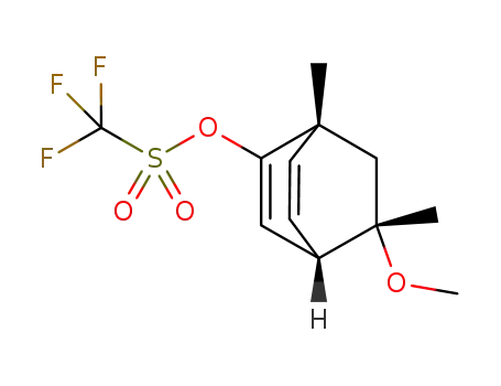 (-)-(1R,4S,8S)-8-methoxy-1,8-dimethylbicyclo[2.2.2]octa-2,5-dien-2-yltrifluoromethanesulfonate