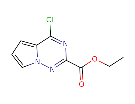Ethyl 4-chloropyrrolo[1,2-f][1,2,4]triazine-2-carboxylate 4-Chloropyrrolo[2,1-f][1,2,4]triazine-2-carboxylic acid ethyl ester 1120214-92-7 98% min