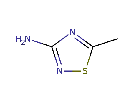 Molecular Structure of 27182-55-4 (3-Amino-5-methyl-1,2,4-thiadiazole)