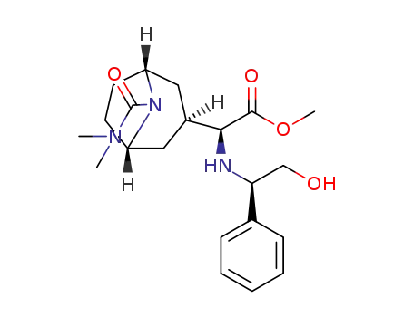 1-(2-hydroxy-1-(1R)-phenylethyl amino)-1-(8-(benzyloxycarbonyl)-8-aza-bicyclo[3.2.1]-oct-3-yl)-exo-methane-1-(1S)-carbo-nitrile