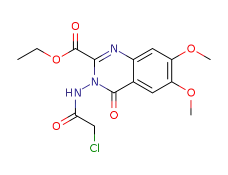ethyl 3-(2-chloroacetamido)-6,7-dimethoxy-4-oxo-3,4-dihydroquinazoline-2-carboxylate