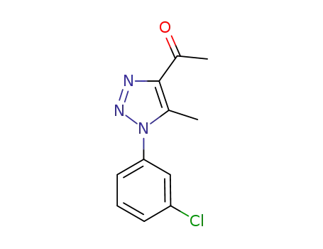 1-[1-(3-chlorophenyl)-5-methyl-1H-1,2,3-triazol-4-yl]ethanone