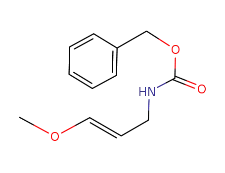 Molecular Structure of 1075689-61-0 (((E)-3-methyloxy-allyl)-carbamic acid benzyl ester)