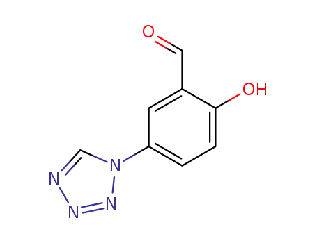Benzaldehyde, 2-hydroxy-5-(1H-tetrazol-1-yl)-