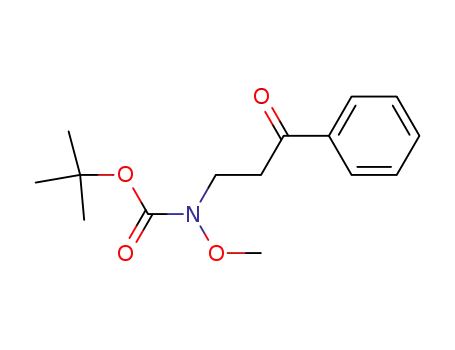 tert-butyl methoxy(3-oxo-3-phenylpropyl)carbamate