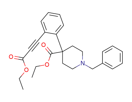 ethyl 1-benzyl-4-(2-(3-ethoxy-3-oxoprop-1-ynyl)phenyl)pipcridine-4-carboxylate