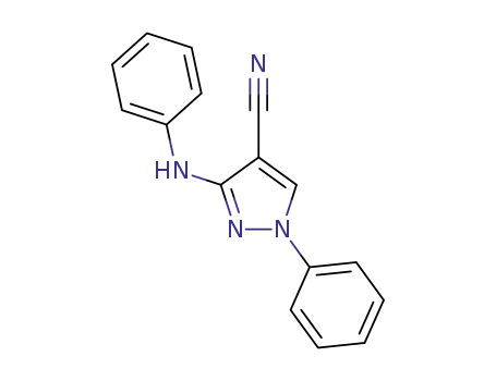 3-anilino-1-phenyl-1H-pyrazole-4-carbonitrile