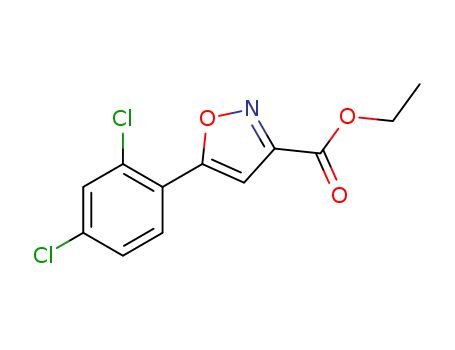 ETHYL 5-(2,4-DICHLOROPHENYL)ISOXAZOLE-3-CARBOXYLATE