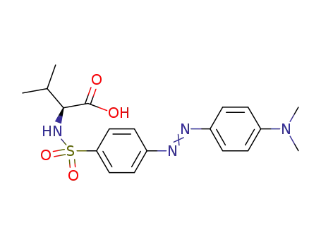 Molecular Structure of 89131-11-3 (DABSYL-L-VALINE)