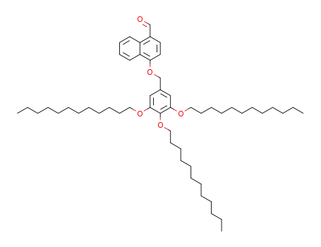 Molecular Structure of 1393356-62-1 (4-{[3,4,5-tris(n-dodecyloxy)benzyl]oxy}-1-naphthaldehyde)