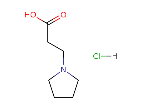 hydron;3-pyrrolidin-1-ylpropanoic acid;chloride