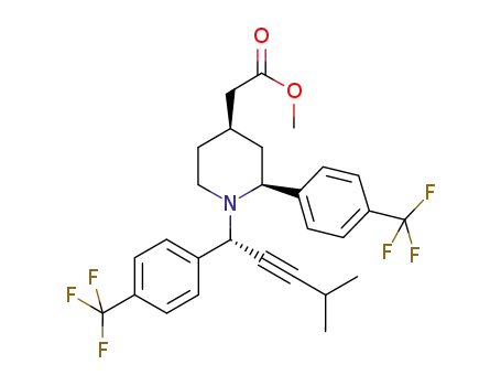 C<sub>28</sub>H<sub>29</sub>F<sub>6</sub>NO<sub>2</sub>