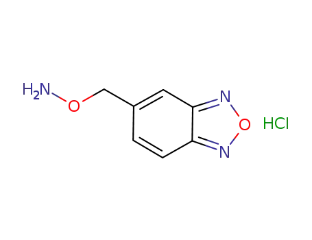 Molecular Structure of 1056479-02-7 ((benzo[c][1,2,5]oxadiazol-5-yl)methoxyamine hydrochloride)