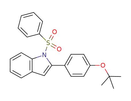 N-phenylsulfonyl-2-(4-tert-butoxyphenyl)indole