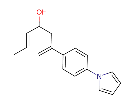 (E)-2-[4-(1H-pyrrol-1-yl)phenyl]hepta-1,5-dien-4-ol