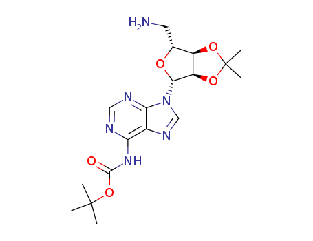 5'-amino-5'-deoxy-N-[(1,1-dimethylethoxy)carbonyl]-2',3'-O-(1-methylethylidene)-Adenosine