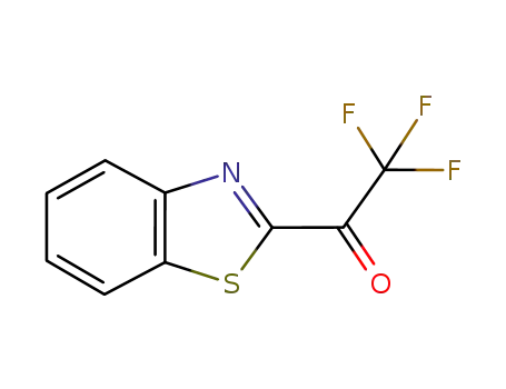 Molecular Structure of 929973-34-2 (1-(1,3-benzothiazol-2-yl)-2,2,2-trifluoroethanone)