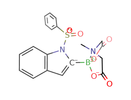 1-(페닐설포닐)인돌-2-보론산 MIDA 에스테르, 1-(페닐설포닐)인돌-2-보론산, 메틸이미노디아세트산 무수물