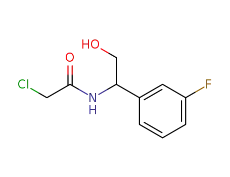 2-chloro-N-(1-(3-fluorophenyl)-2-hydroxyethyl)acetamide