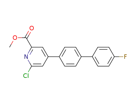 methyl 6-chloro-4-(4'-fluoro-[1,1'-biphenyl]-4-yl)picolinate