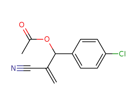 Acetic acid 1-(4-chloro-phenyl)-2-cyano-allyl ester