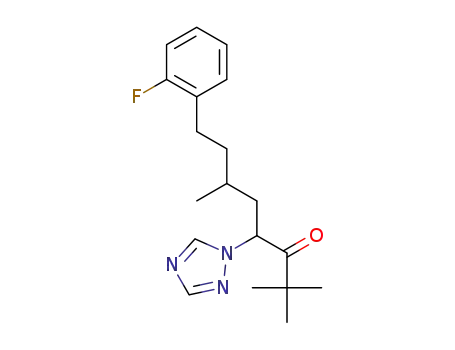 8-(2-fluorophenyl)-2,2,6-trimethyl-4-(1H-1,2,4-triazol-1-yl)-octan-3-one