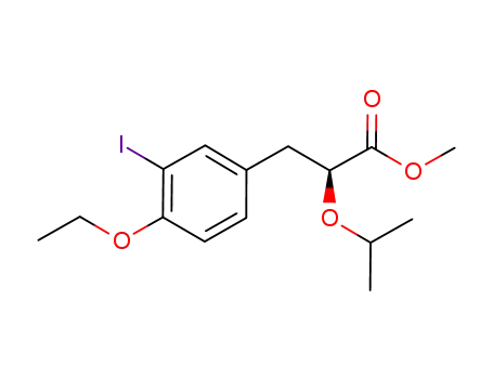 methyl 2(S)-isopropoxy-3-(4-ethoxy-3-iodophenyl)propanoate