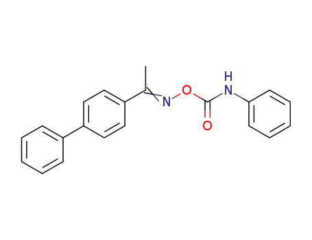 1-phenylaminocarbonyloxyimino-1-(4-biphenyl)ethane