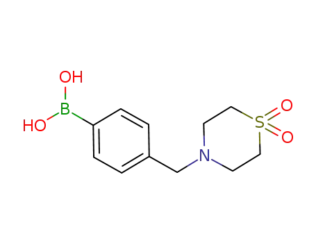 4-[(4-boronophenyl)methyl]thiomorpholine 1,1-dioxide