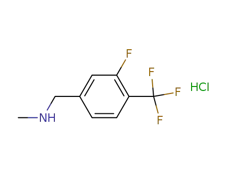 (3-fluoro-4-(trifluoromethyl)benzyl)methylamine, hydrochloride