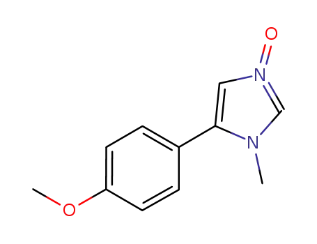Molecular Structure of 1127561-38-9 (5-(4-methoxyphenyl)-1-methyl-1H-imidazole 3-oxide)