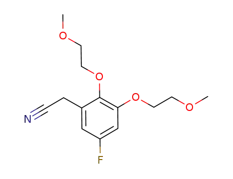 (5-fluoro-2,3-bis{[2-(methyloxy)ethyl]oxy}phenyl)acetonitrile