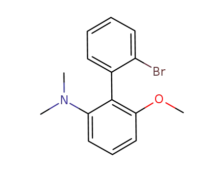 Molecular Structure of 1160556-60-4 (2'-bromo-6-methoxy-N,N-dimethylbiphenyl-2-amine)